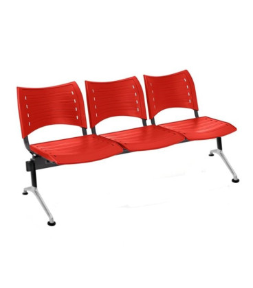 【Bancada con asiento y respaldo en polipropileno BANCADA POLI-3】