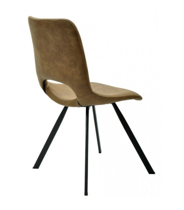 【Silla confidente, metal y similpiel ANTIBES】Mejor Calidad y Precio