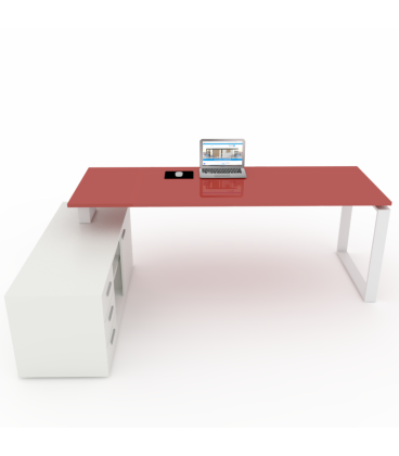 【Mesa con credencia apoyo Modern DL】Mejor Calidad y Precio