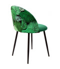 Silla de diseño, tapizada en terciopelo Velvet, FLORAL. Mejor calidad
