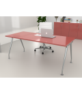 Mesa de oficina C&C-DL-AC elegante de corte moderno para reuniones