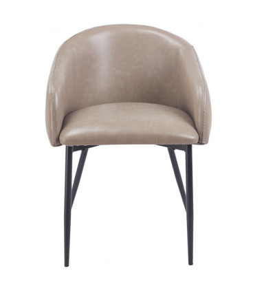 Sillón tapizado en similpiel PELAYO