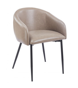 Sillón tapizado en similpiel PELAYO
