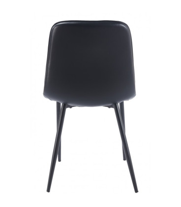 Silla tapizada en similpiel vintage PEÑAFIEL