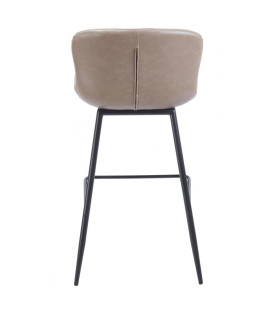 Taburete tapizado en similpiel vintage SAMPER 2