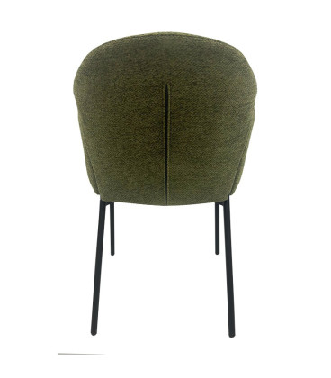 Sillón tapizado en chenilla GIORGIO