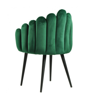 Sillón tapizado en velvet DEVIN