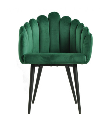 Sillón tapizado en velvet DEVIN