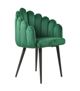 Sillón tapizado en velvet DEVIN