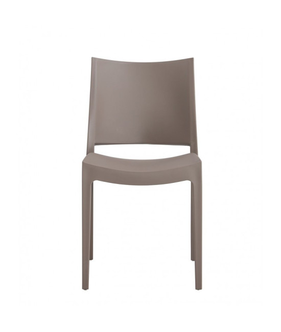 Silla confidente de polipropileno CAPRI