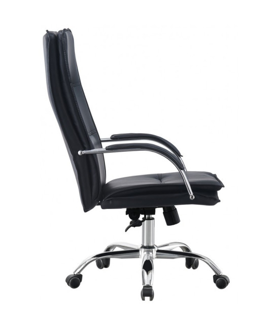 Sillón de similpiel, con respaldo alto, NEROTH