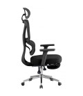 Sillón ergonómico alto, con respaldo de malla, DURBUY