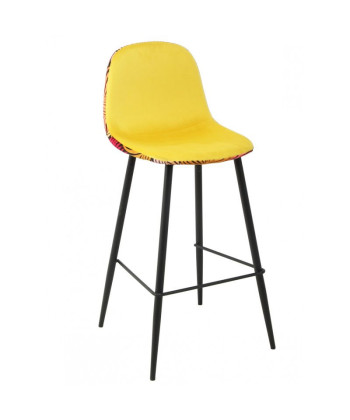 Taburete tapizado en velvet, HORUS NEW 2