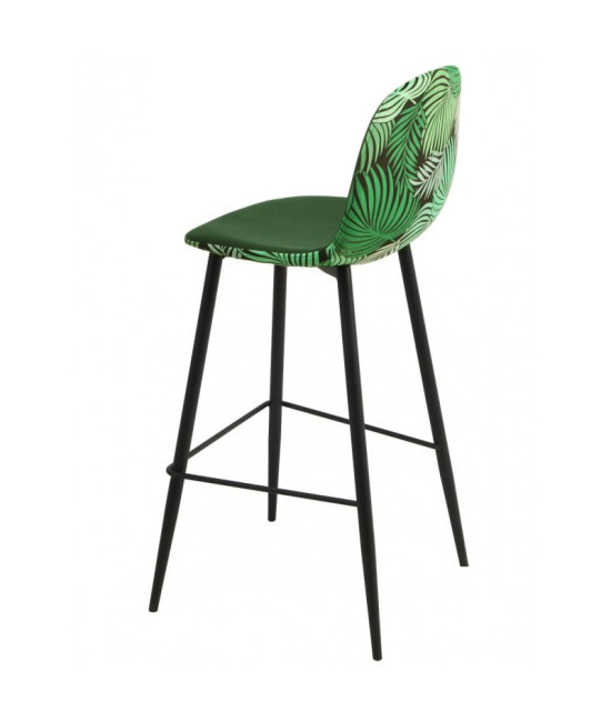 Taburete tapizado en velvet, HORUS NEW