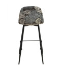 Taburete tapizado en velvet, HORUS NEW