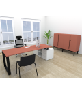 ARMARIO MEDIO DE OFICINA CON PUERTAS NEW 103x90x45cm