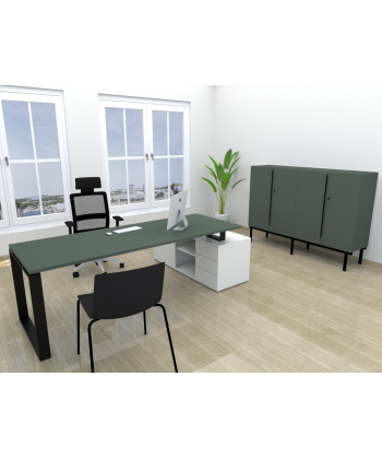 ARMARIO MEDIO DE OFICINA CON PUERTAS NEW 103x90x45cm 2