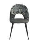 Silla con tapizado floral, ORQUIDEA