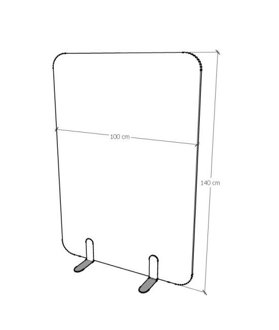 Panel separador acústico 100x140 cms. Mejor calidad y precio.