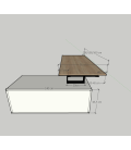 Mesa com CREDENÇA DE APOIO NEW