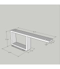 Mesa com CREDENÇA DE APOIO NEW