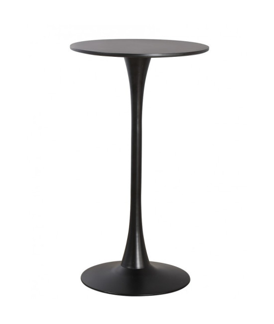 Mesa alta con base de metal TUL 60 cms