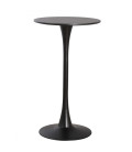 Mesa alta con base de metal TUL 60 cms