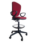 【Taburete de trabajo con brazos UDINE TABURETE】Compra Mejor Precio