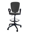 【Taburete de trabajo con brazos UDINE TABURETE】Compra Mejor Precio