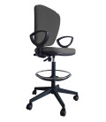 【Taburete de trabajo con brazos UDINE TABURETE】Compra Mejor Precio