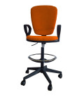 【Taburete de trabajo con brazos UDINE TABURETE】Compra Mejor Precio