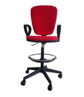 【Taburete de trabajo con brazos UDINE TABURETE】Compra Mejor Precio