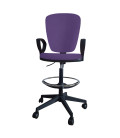 【Taburete de trabajo con brazos UDINE TABURETE】Compra Mejor Precio
