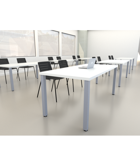 Mesa de FORMACIÓN PATA CUADRADA ML 140x60 cms ML