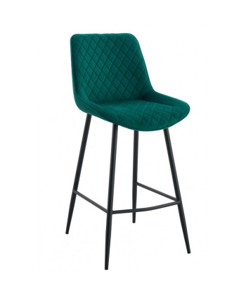 Taburete tapizado en velvet, FELICIO