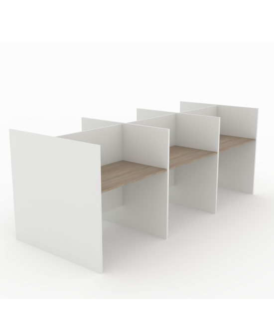 ▷ Call Center Box Doble 6 puestos de trabajo Mejor Calidad