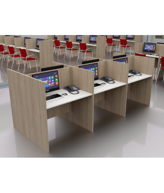 ▷ Call Center Box Doble 6 puestos de trabajo Mejor Calidad