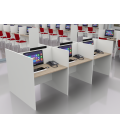 ▷ Call Center Box Doble 6 puestos de trabajo Mejor Calidad