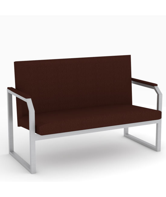 【Módulo para sala de espera】Sofá de 2 plazas para recepción. Módulo de 2 plazas.