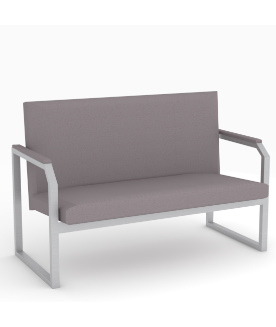 【Módulo para sala de espera】Sofá de 2 plazas para recepción. Módulo de 2 plazas.