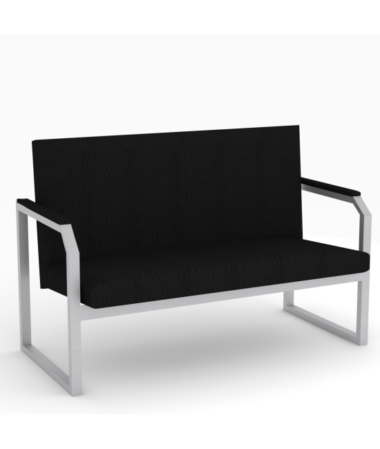 【Módulo para sala de espera】Sofá de 2 plazas para recepción. Módulo de 2 plazas.