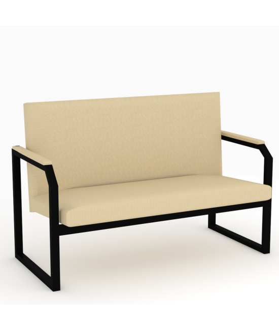 【Módulo para sala de espera】Sofá de 2 plazas para recepción. Módulo de 2 plazas.