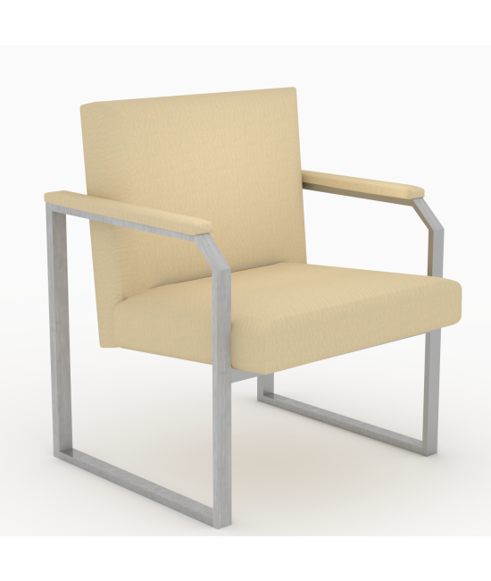 【Módulo para sala de espera】Sillón de 1 plaza para recepción. Módulo de 1 plaza.