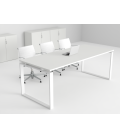 Mesa de reunión barata Ofimeet Modern ML - Materiales de calidad