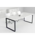 Mesa de reunión barata Ofimeet Modern ML - Materiales de calidad