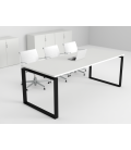 Mesa de reunión barata Ofimeet Modern ML - Materiales de calidad