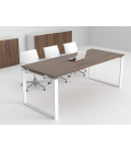 Mesa de reunión barata Ofimeet Modern ML - Materiales de calidad
