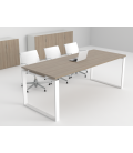 Mesa de reunión barata Ofimeet Modern ML - Materiales de calidad
