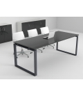 Mesa de reuniones Ofimeet Modern DL con efecto brillo para oficina
