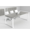 Mesa de reuniones Ofimeet Modern DL con efecto brillo para oficina